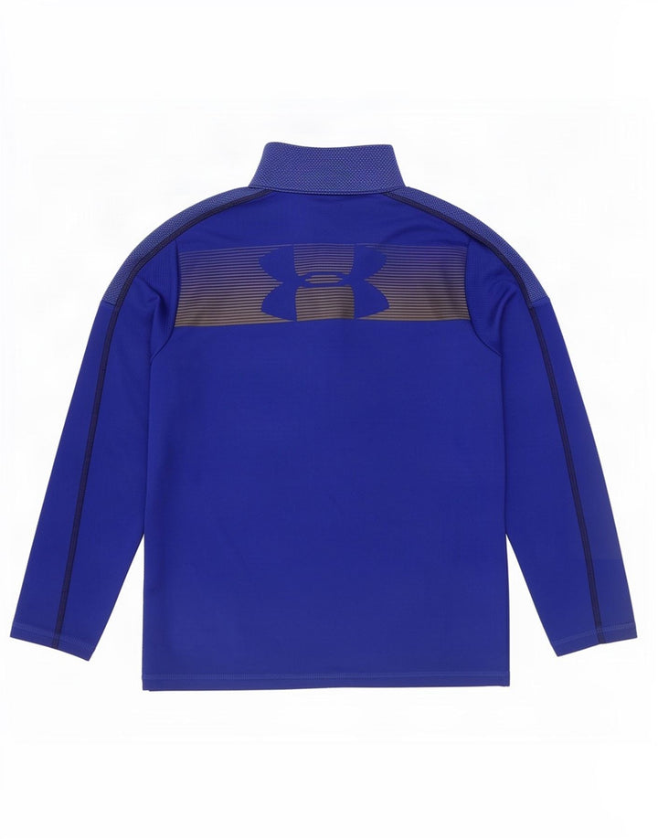 Under Armour Haut de Survêtement Graphic Pullover Garçon 10-11 ans Bleu Moyen