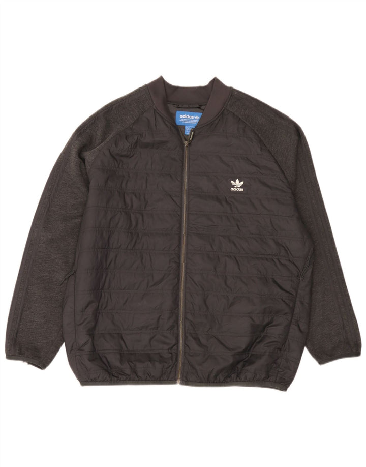 Adidas Veste rembourrée pour homme UK 42 XL Noir Polyester