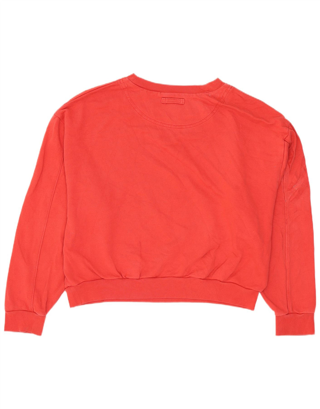 Levi's Femme Crop Oversize Sweatshirt Jumper UK 10 Petit Rouge Coton