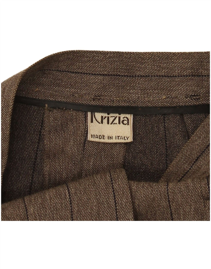 Krizia Mini-jupe Femme IT 40 Small W24 Marron Rayé