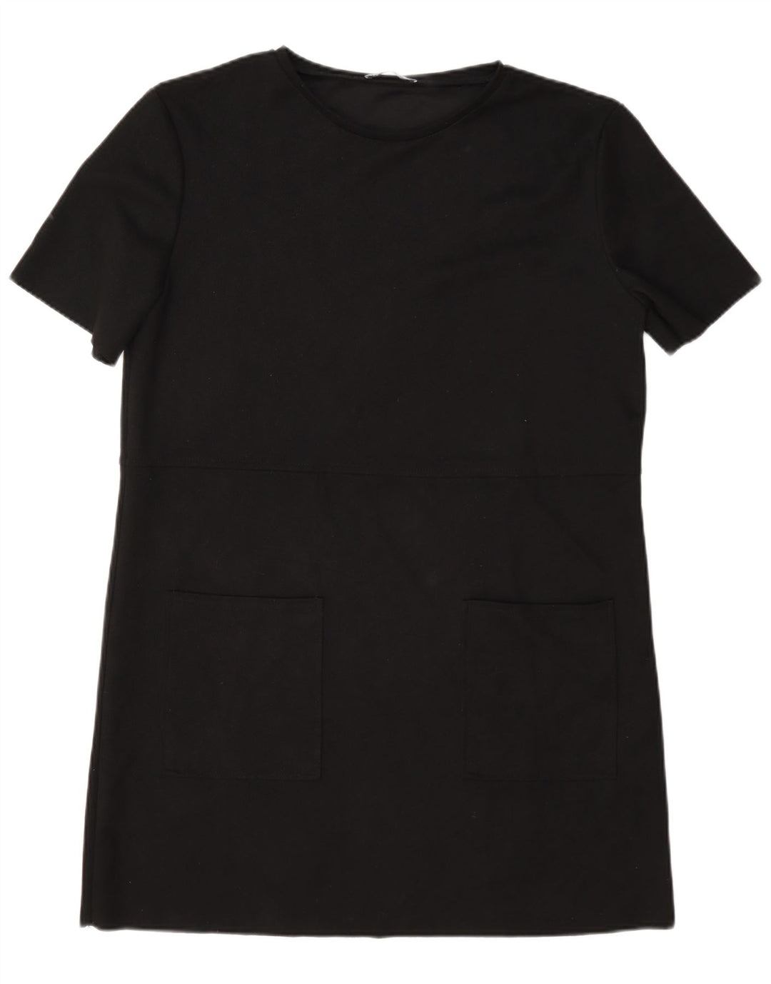 Zara Robe T-Shirt Femme UK 16 Large Noir Polyester