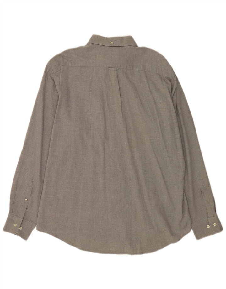 Gant Chemise Regular Fit XL Gris Coton Homme