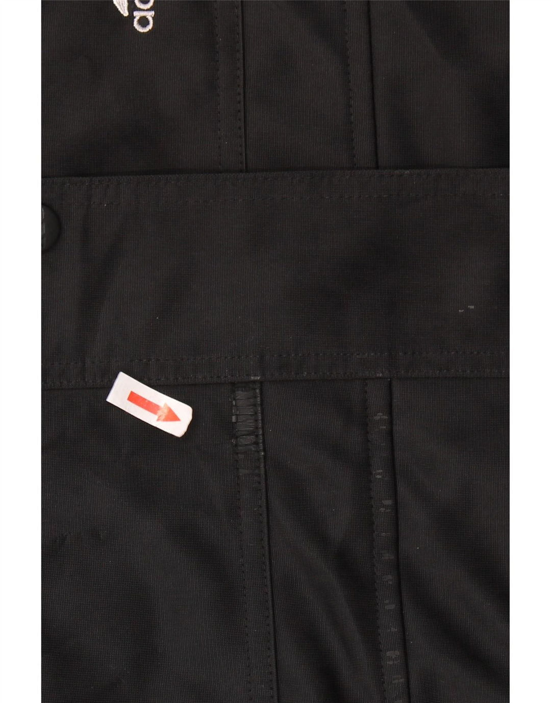 ADIDAS Veste de survêtement à capuche surdimensionnée pour femme UK 14 Large Noir