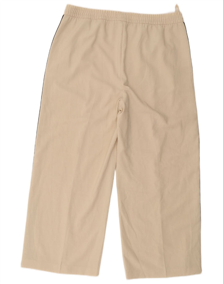 Marks & Spencer Pantalon de survêtement court pour femme UK 18 XL Blanc cassé Polyester