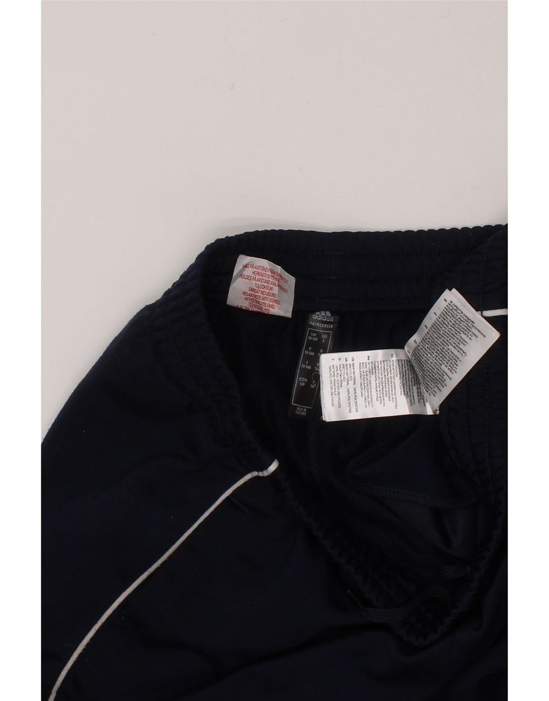 ADIDAS Boys Tracksuit Trousers Joggers 13-14 Years  Navy Blue Polyester Vintage Adidas and Second-Hand Adidas from Messina Hembry 