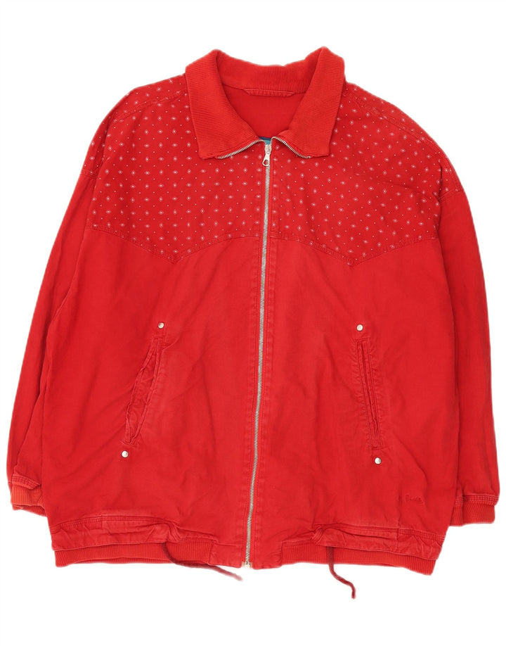 Belfe & Belfe Veste Bomber Oversize Femme IT 44 Rouge Moyen