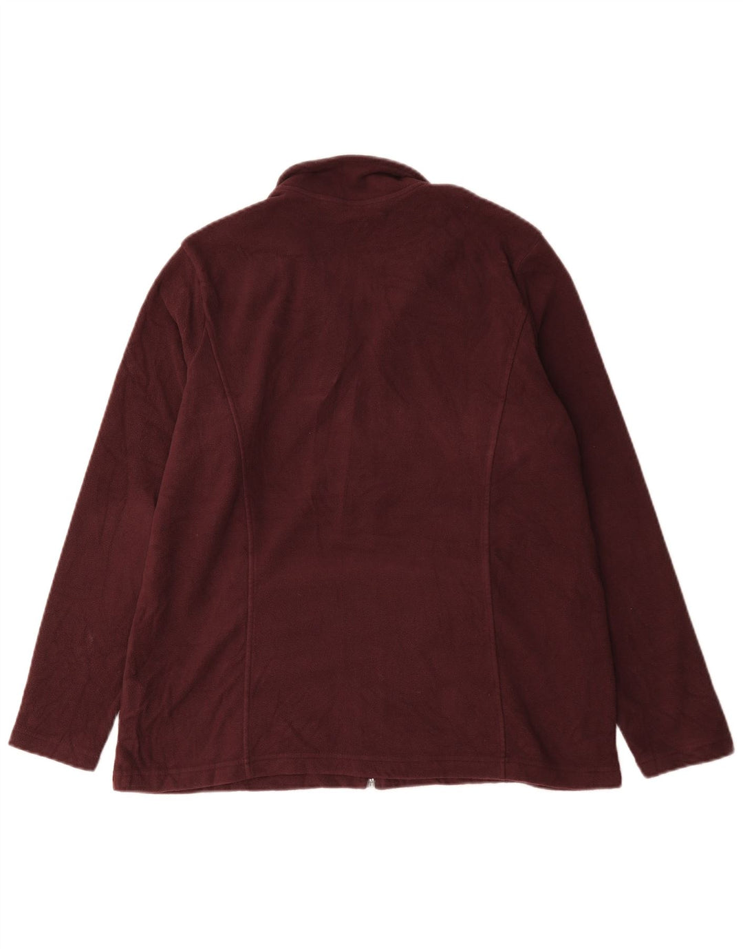 Marks & Spencer Veste polaire surdimensionnée pour femme UK 18 XL Bordeaux Polyester