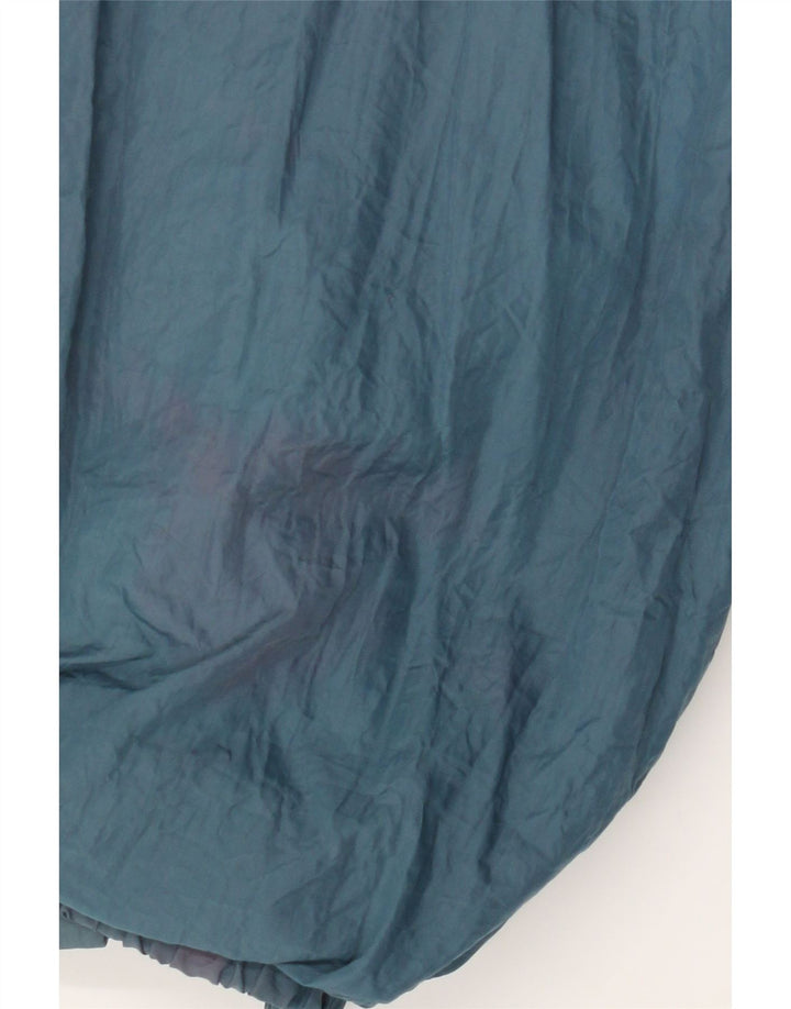 vintage Mens Survêtement Top Veste Moyen Bleu Géométrique Polyamide