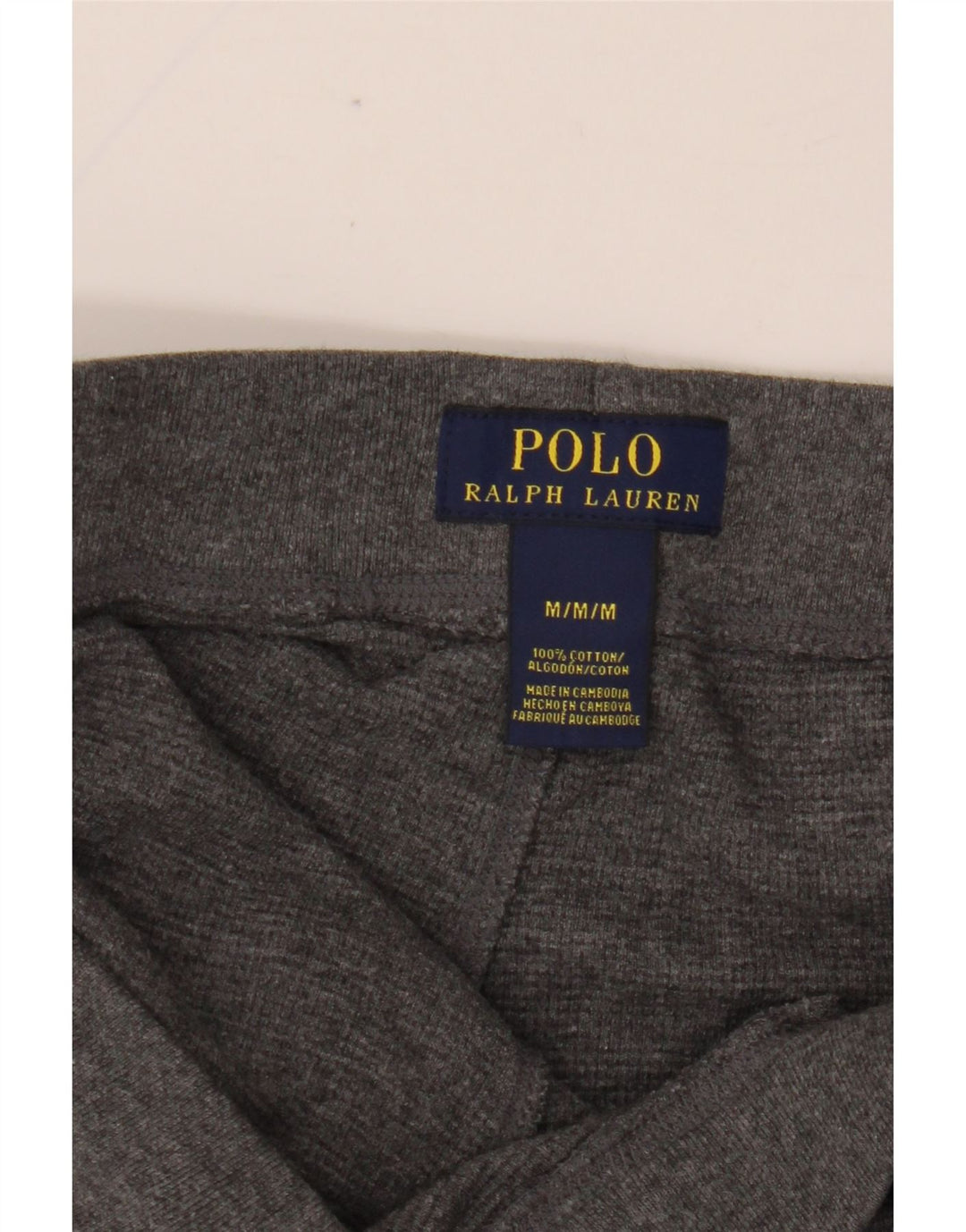 POLO RALPH LAUREN Pantalon De Survêtement Homme Gris Moyen Coton