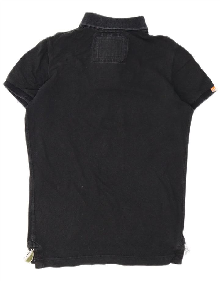 Superdry Polo Homme Coton Noir Moyen