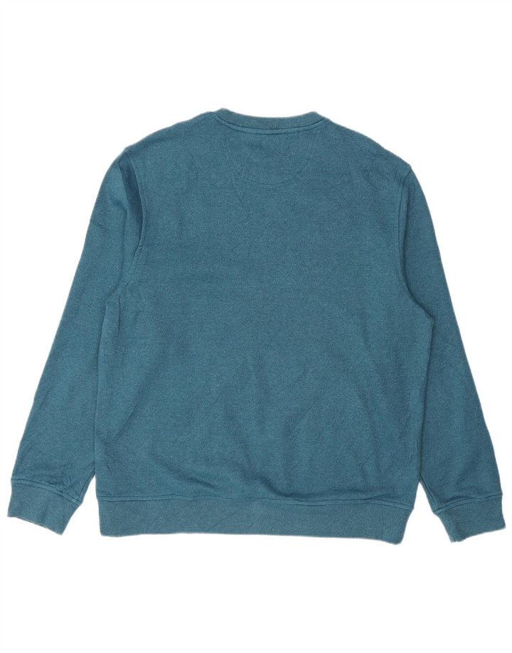 Izod Sweat-Shirt Homme Bleu Moyen Polyester