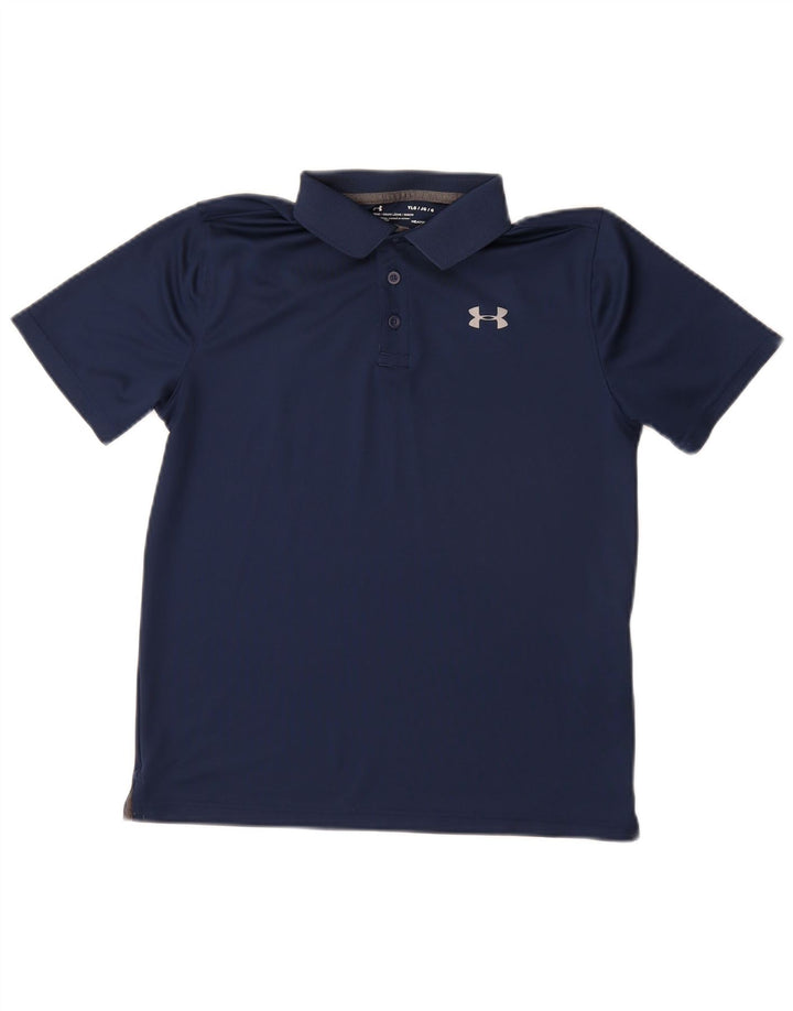 UNDER ARMOUR Polo Heat Gear pour garçon 11-12 ans Grand Bleu marine