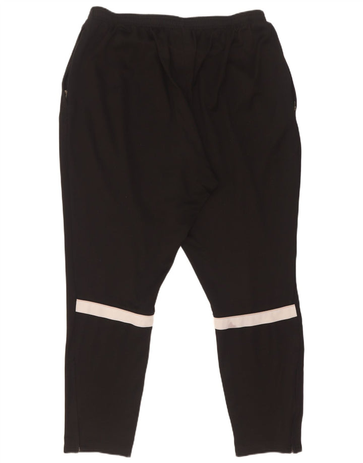 Nike Pantalon de survêtement Dri Fit pour homme 2XL Noir Colorblock Polyester