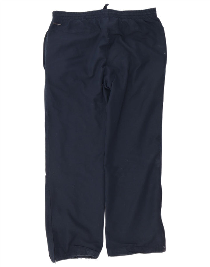 ADIDAS Mens Climalite Tracksuit Trousers Medium  Navy Blue Polyester