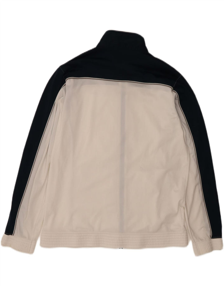 CHAMPION Mens Tracksuit Top Jacket XL White Colourblock Polyester Vintage Champion and Second-Hand Champion from Messina Hembry 