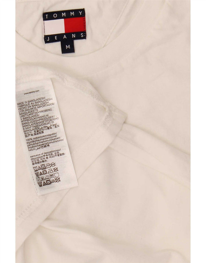 Tommy Hilfiger T-Shirt Homme Blanc Moyen Coton