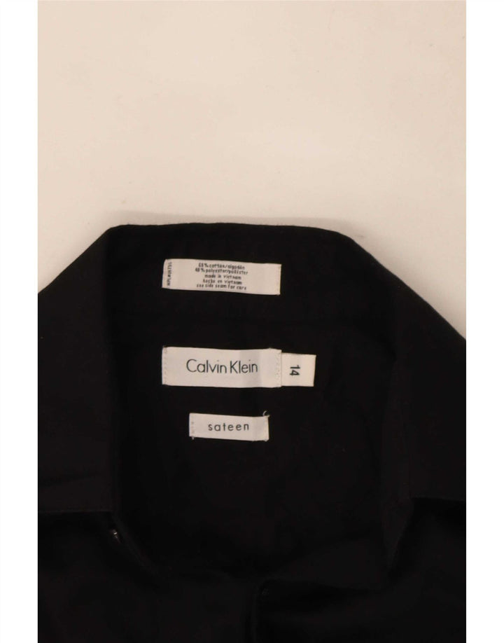 Calvin Klein Chemise Garçon 13-14 ans Noir Coton