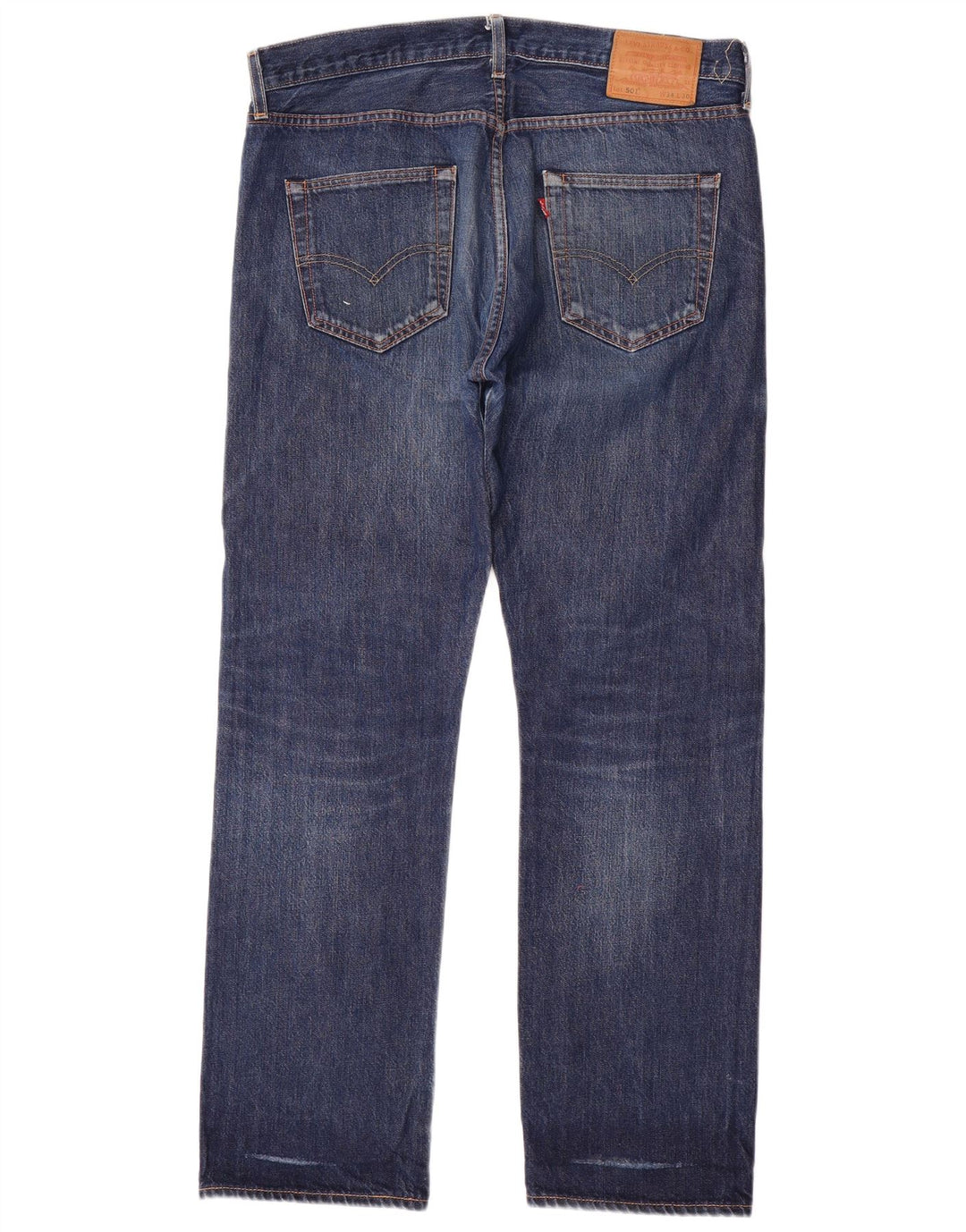LEVI'S Jean Droit 501 Homme W34 L31 Bleu Coton