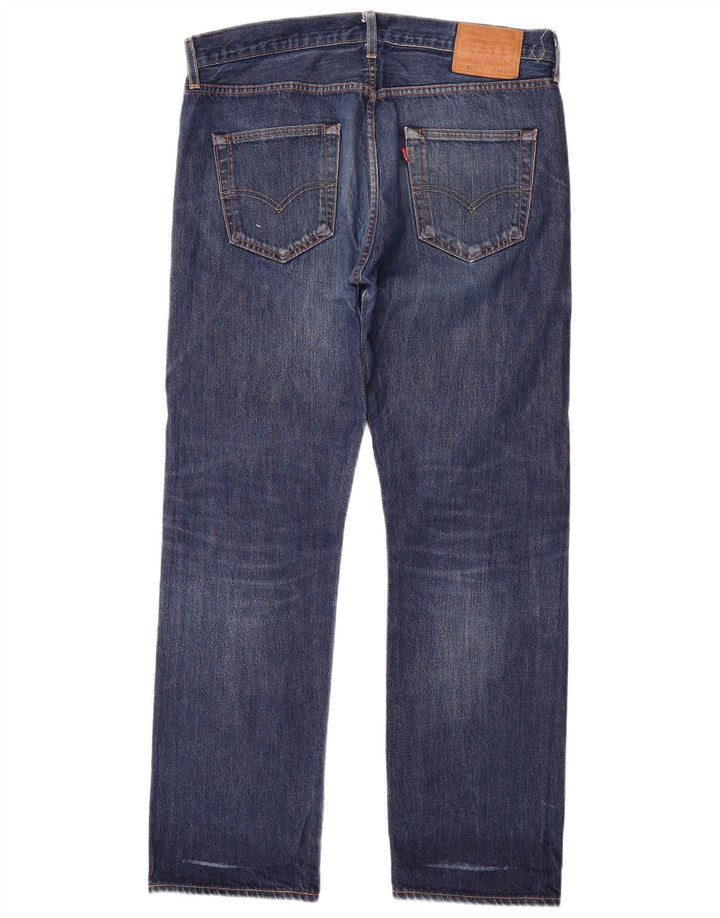 LEVI'S Jean Droit 501 Homme W34 L31 Bleu Coton