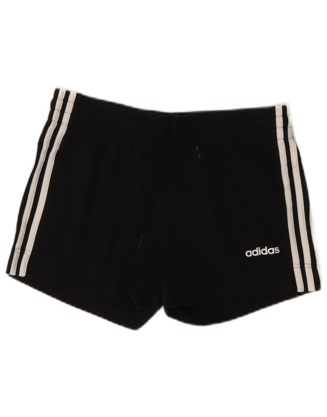ADIDAS Short de sport pour femme UK 8/10 Petit coton noir