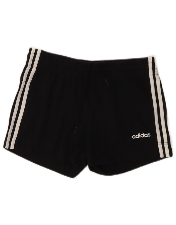 ADIDAS Short de sport pour femme UK 8/10 Petit coton noir