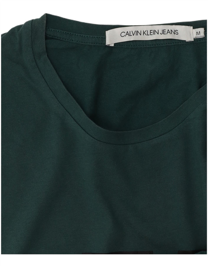 CALVIN KLEIN JEANS T-Shirt Graphique Homme Vert Moyen