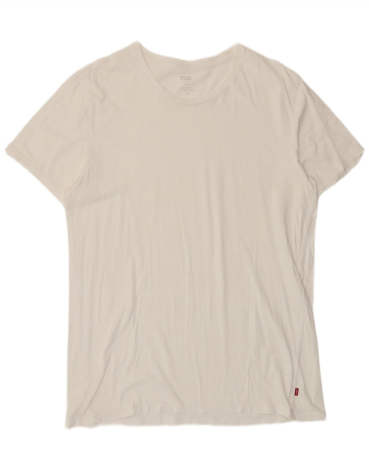 Levi's Tee-Shirt Slim Homme Blanc Large