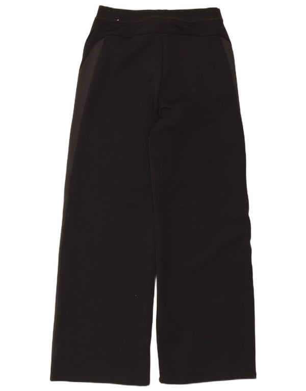 Nike Pantalon de survêtement Dri Fit Wide Leg pour femme UK 14 Noir moyen