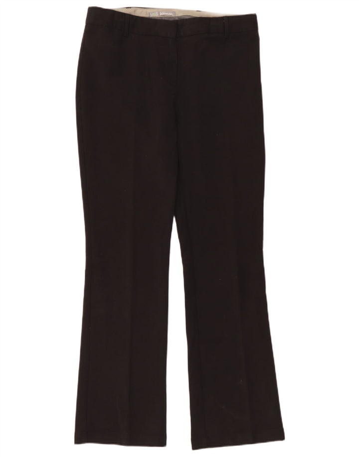 Marks & Spencer Pantalon décontracté Bootcut pour femme UK 12 Medium W32 L30 Noir