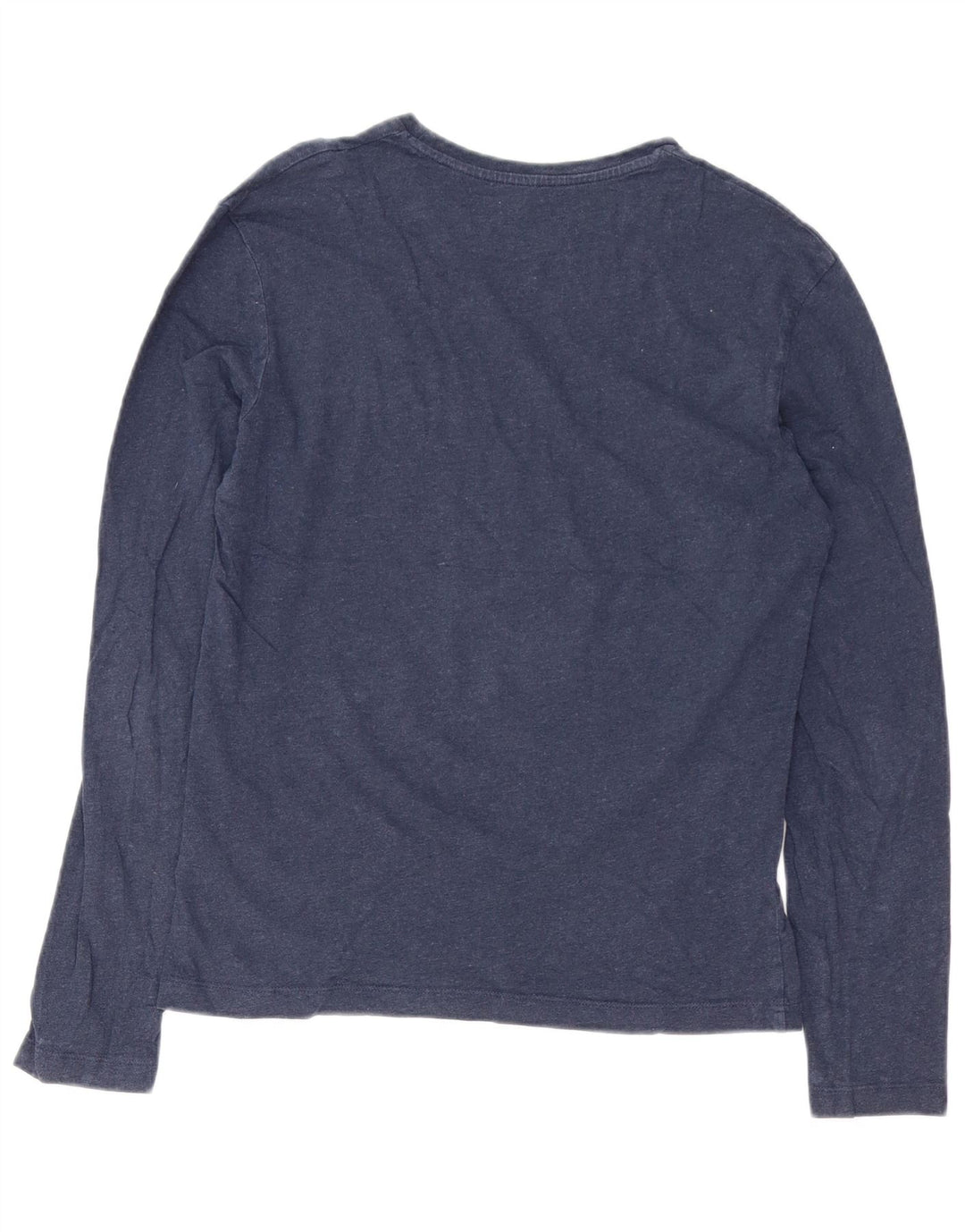 CALVIN KLEIN Haut graphique à manches longues pour homme en coton bleu marine Small