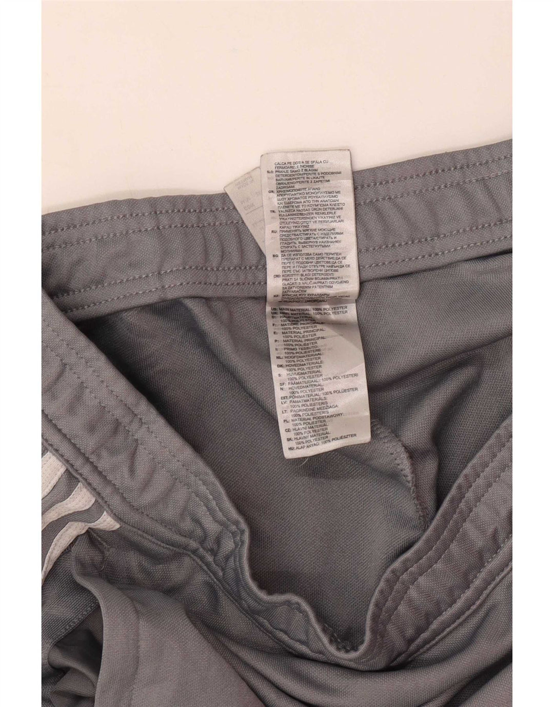 Adidas Pantalon de survêtement pour femme UK 12/14 Gris moyen Polyester