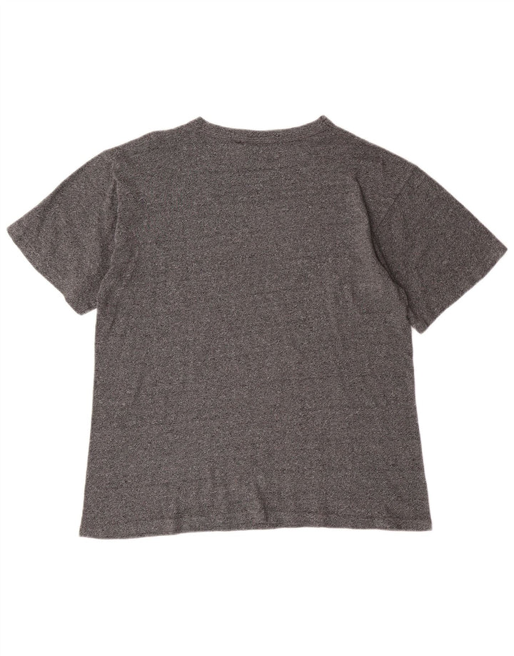 Champion T-Shirt Graphique Homme Gris Moyen Moucheté
