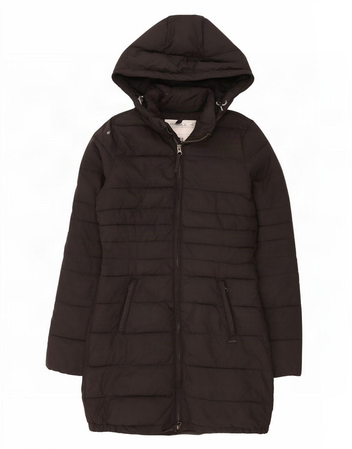 O'Neill Manteau rembourré à capuche pour femme UK 10 Small Noir Polyamide