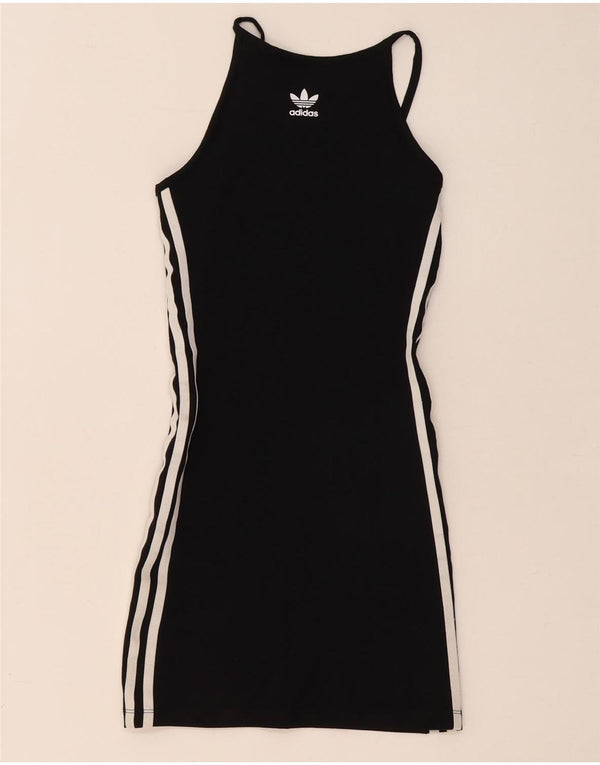 Adidas Robe moulante pour femme UK 4 XS Coton noir