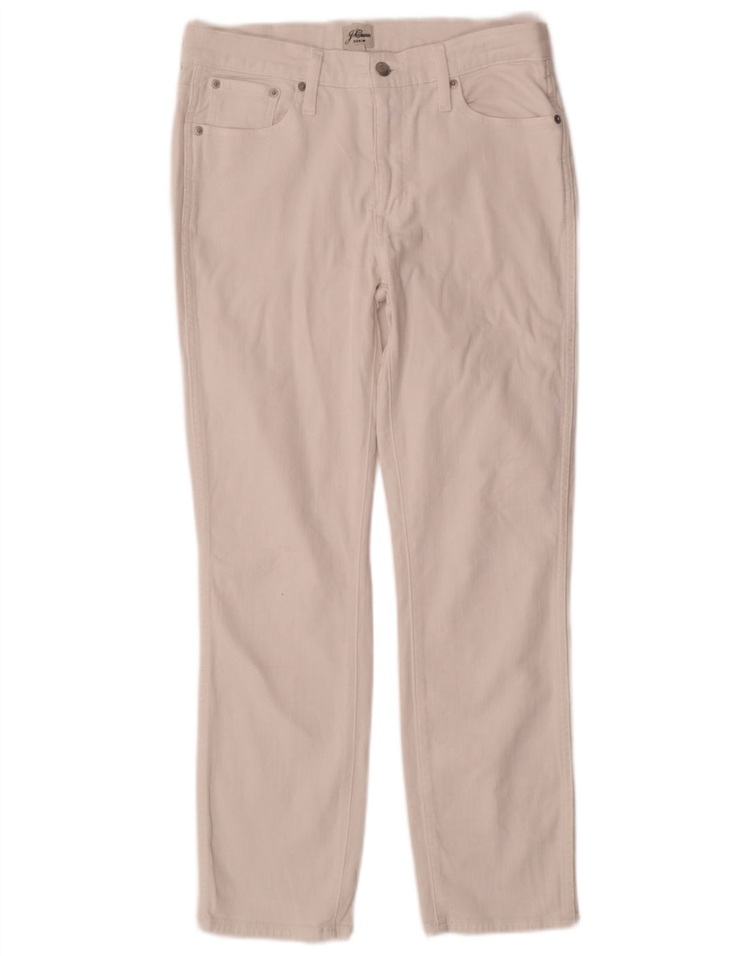 J. Crew Pantalon décontracté droit pour femme W29 L28 Blanc