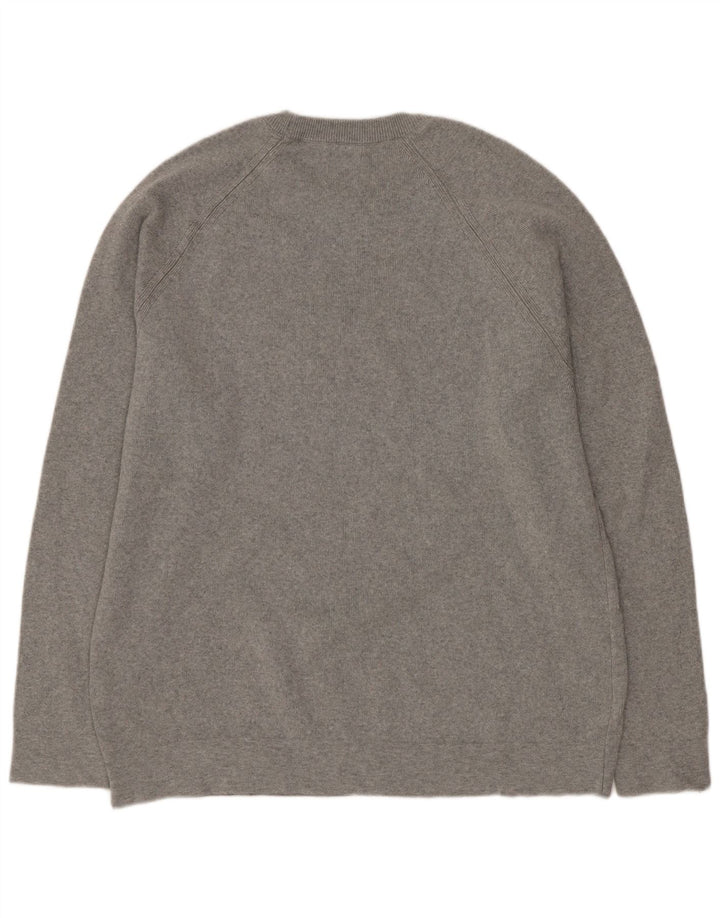 Zara Pull Col Ras Du Cou Homme Gris Moyen