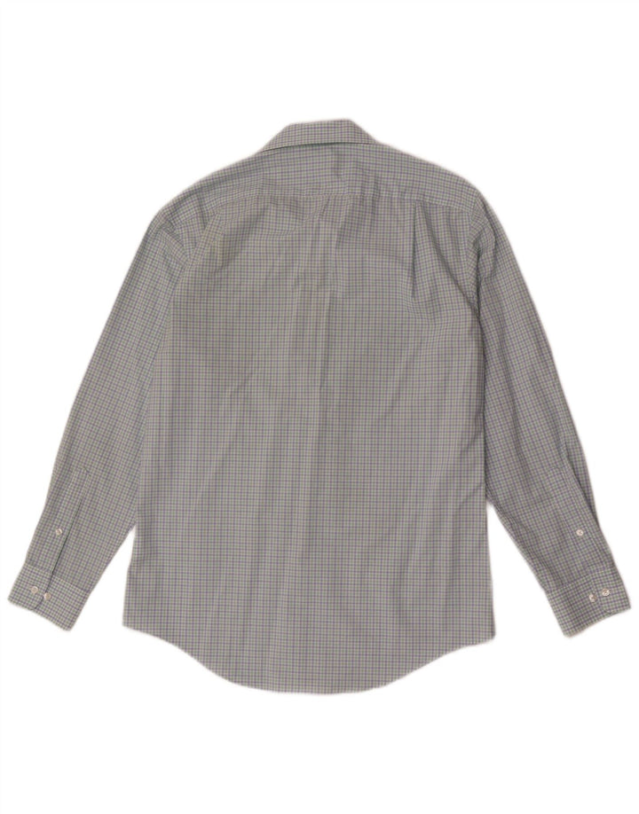 Tommy Hilfiger Chemise homme Taille 15 1/2 Coton à carreaux bleu moyen