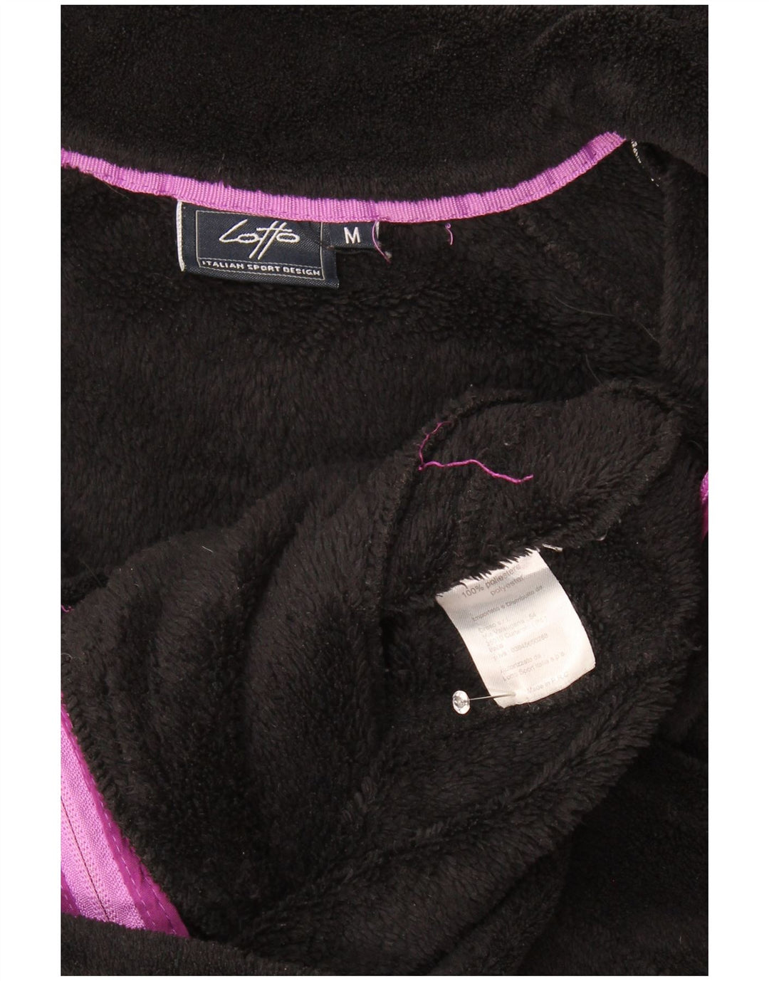 Lotto Veste Polaire Femme UK 12 Moyen Noir Polyester