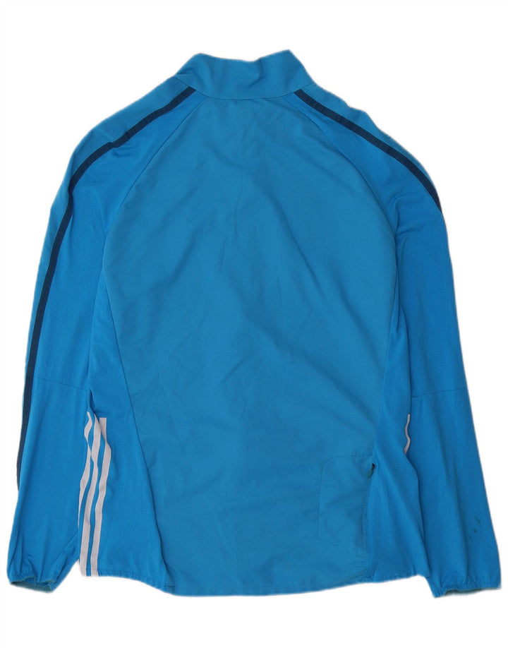 Adidas Hommes Adizero Survêtement Top Veste Grand Bleu Polyester