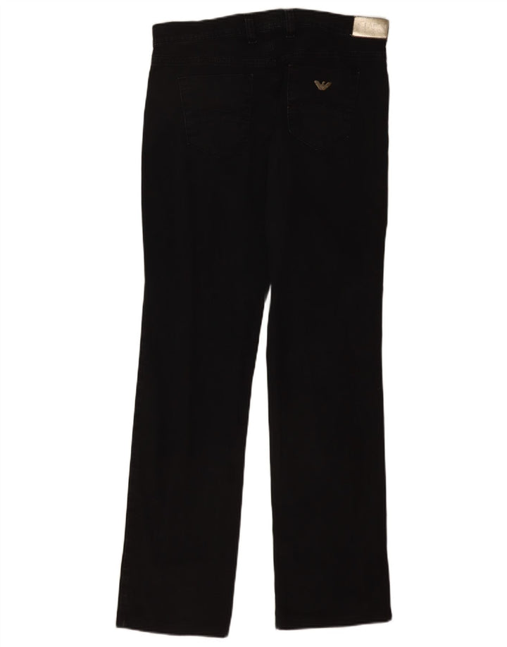 Armani Femme Jean Droit W31 L31 Coton Noir