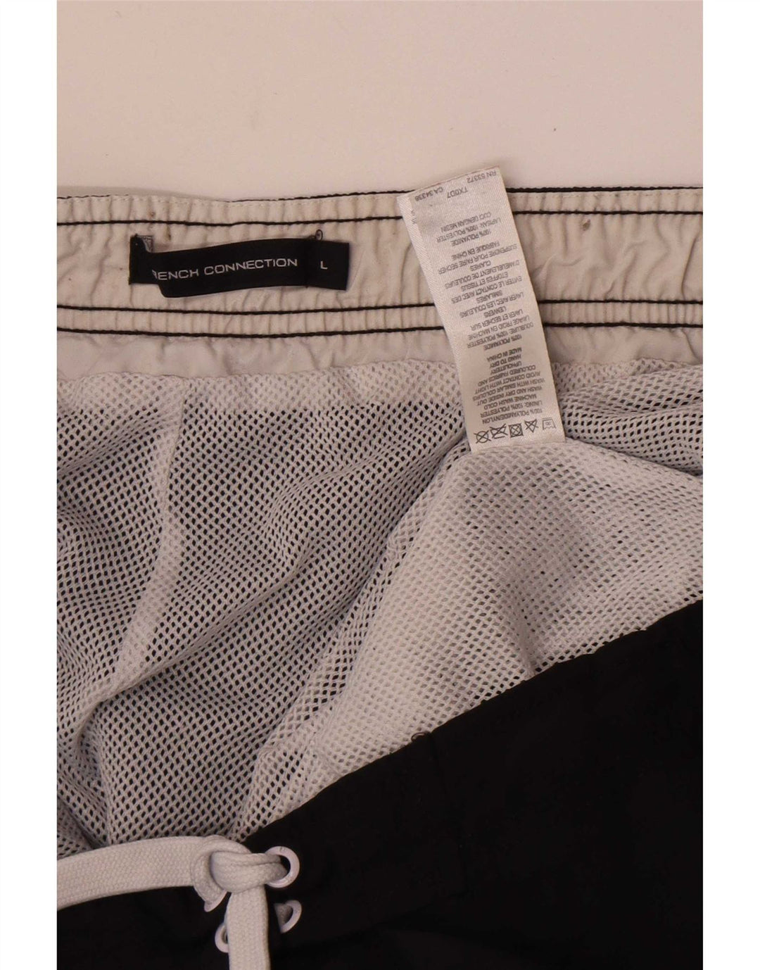 French Connection Short de Bain Homme Large Noir Colourblock Polyamide