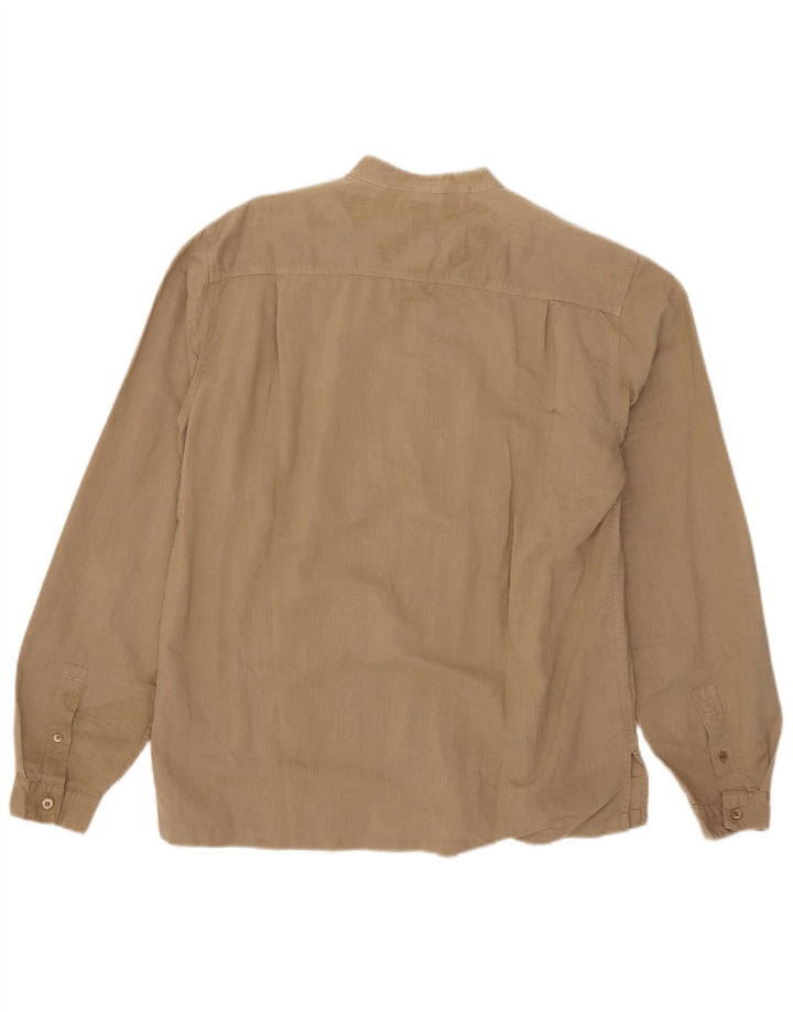 Gas Chemise Homme Grande Rayonne Beige