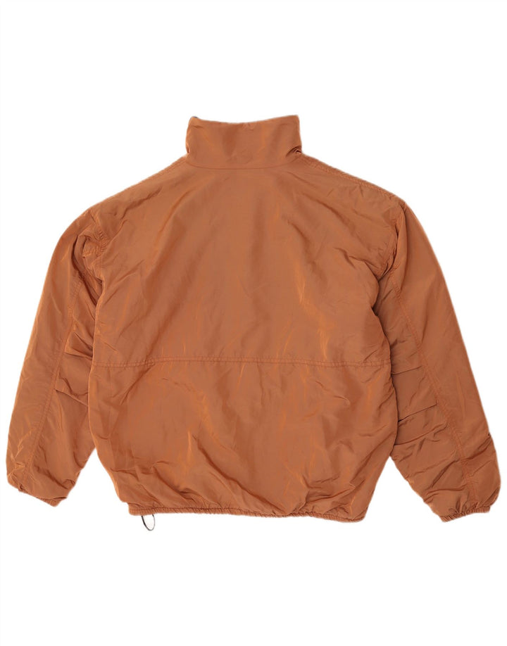 veste réversible en polaire surdimensionnée vintage pour homme petit polyamide marron