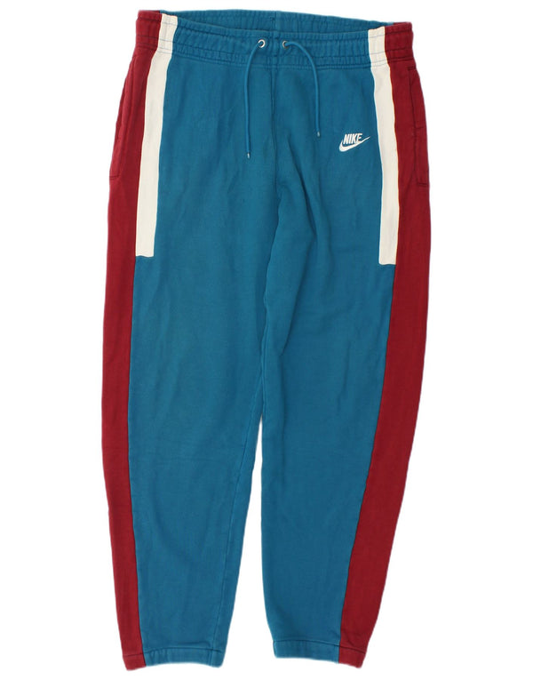 Pantalon de survêtement Nike Homme Pantalon de jogging en coton color block bleu moyen