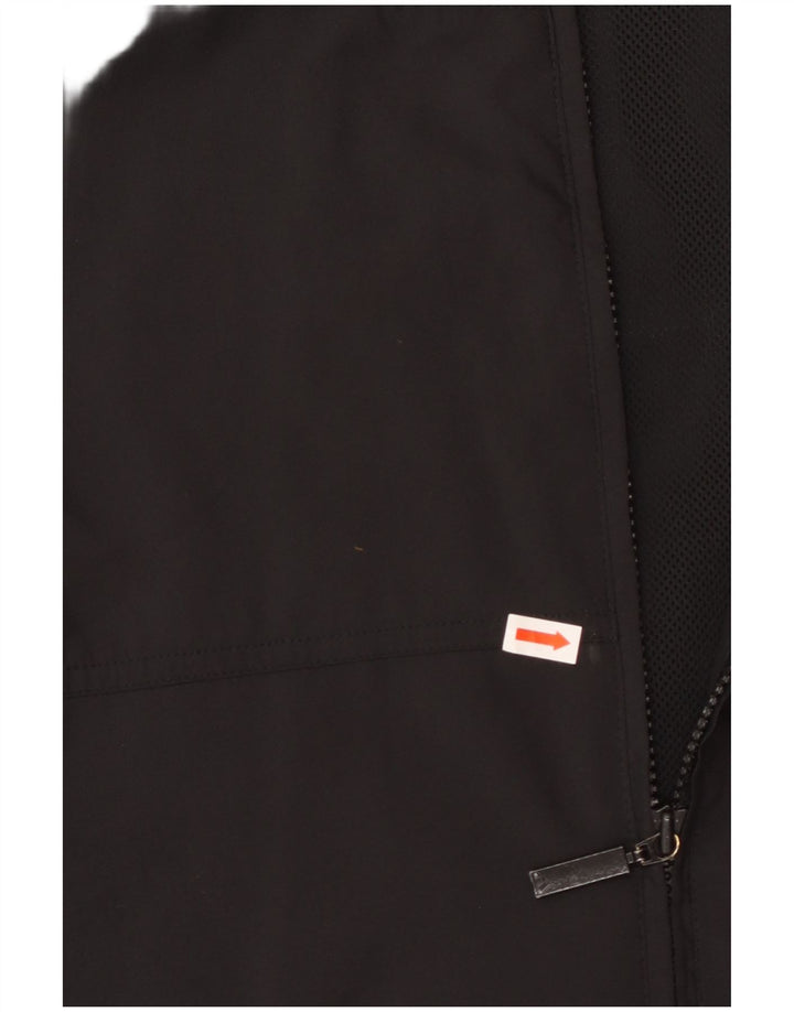 Adidas Veste de survêtement à manches courtes pour homme Petit noir Polyester