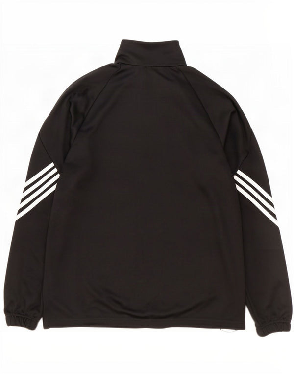 Adidas Climalite Zip Neck Pull Survêtement Haut Grand Noir Polyester