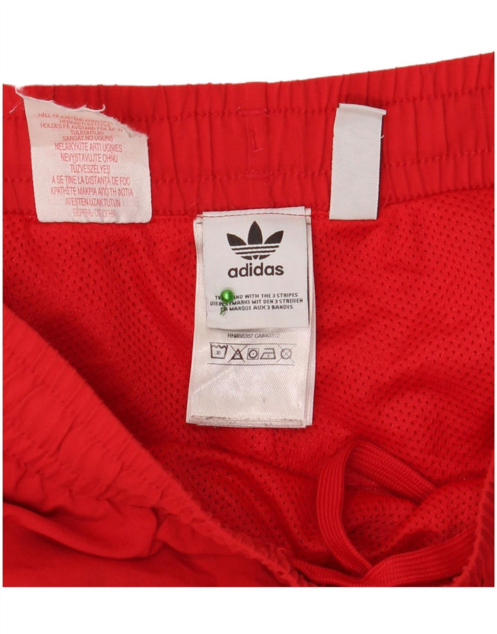 Adidas Short de Sport Garçon 13-14 Ans Rouge Polyester
