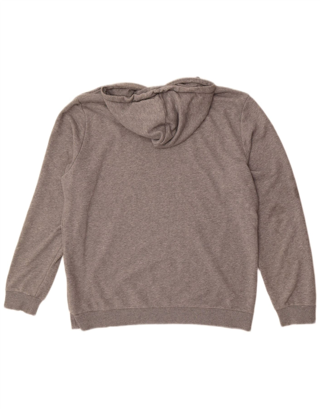 Puma Pull à capuche homme gris moyen coton