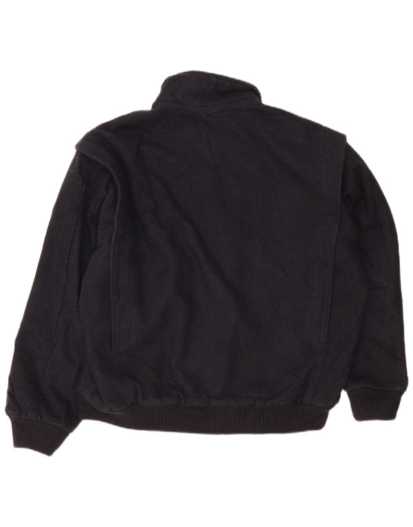 Carrera Mens Bomber Jacket UK 40 Large Bleu Marine Laine