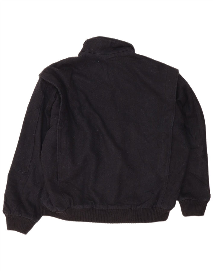 Carrera Mens Bomber Jacket UK 40 Large Bleu Marine Laine
